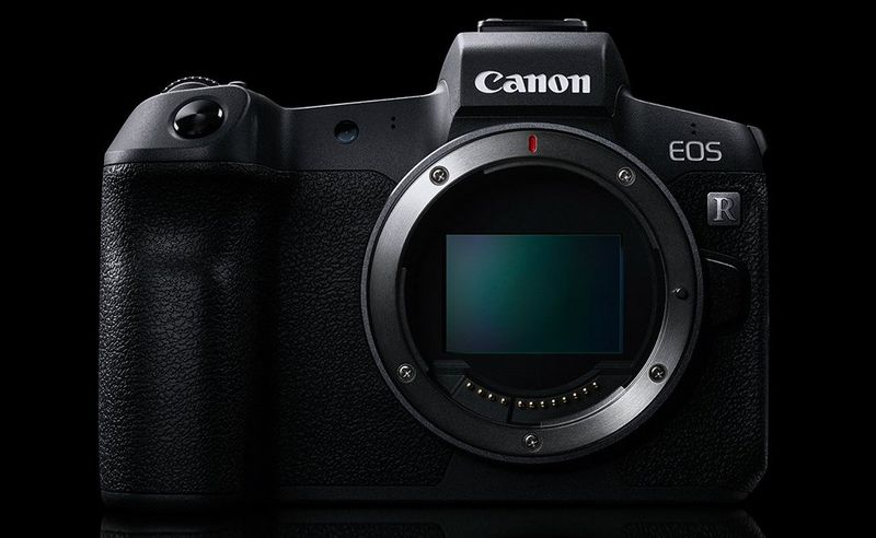 Canon EOS R mount front view